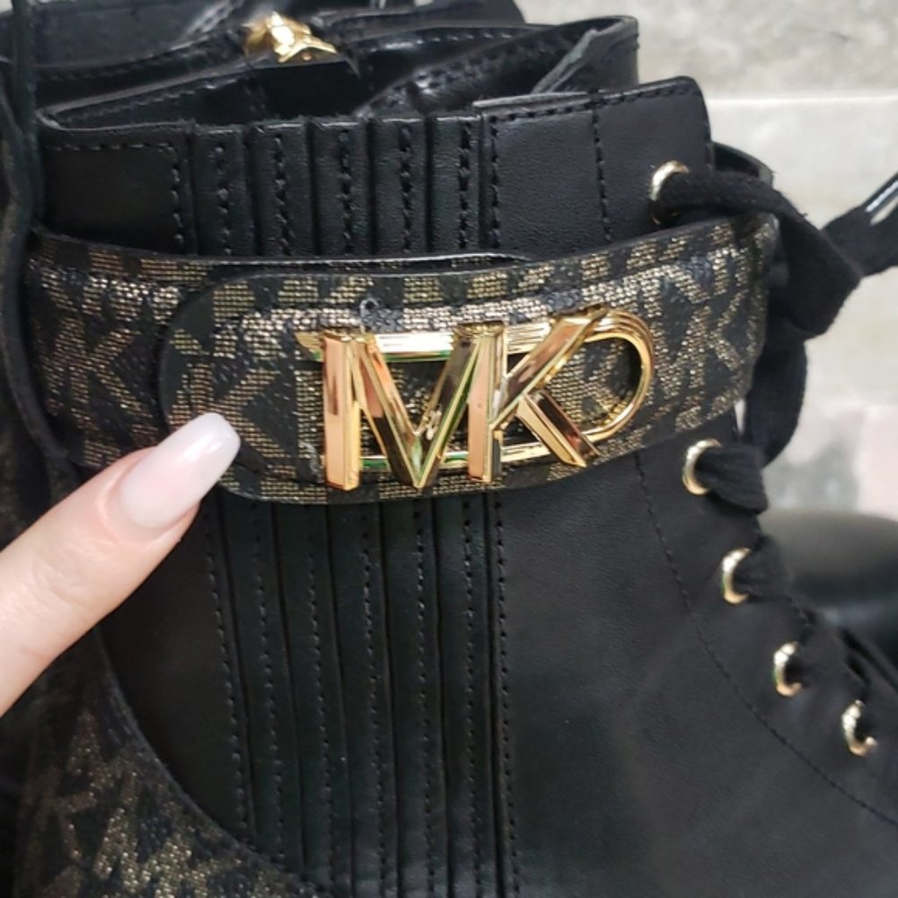🎁 MICHAEL Michael Kors Parker Leather Combat Boot - Picture 8 of 10